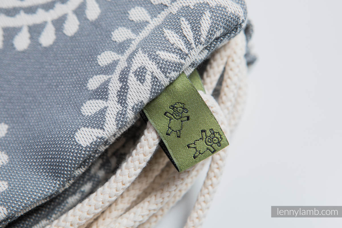 Plecak/worek - 100% bawełna - FOLKOWE SERCA - uniwersalny rozmiar 32cmx43cm #babywearing