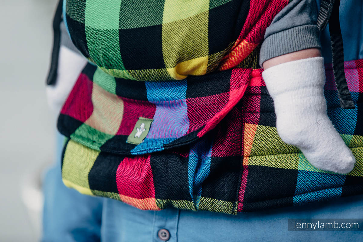 Nosidełko LennyUp, splot diamentowy, 100% bawełna , rozmiar standard, DIAMENTOWA KRATA #babywearing
