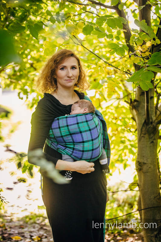 Ring Sling - 100% Cotton - Twill Weave, with gathered shoulder - COUNTRYSIDE PLAID #babywearing
