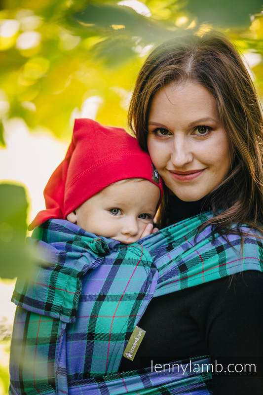WRAP-TAI carrier Toddler, twill weave - 100% cotton - with hood, COUNTRYSIDE PLAID #babywearing