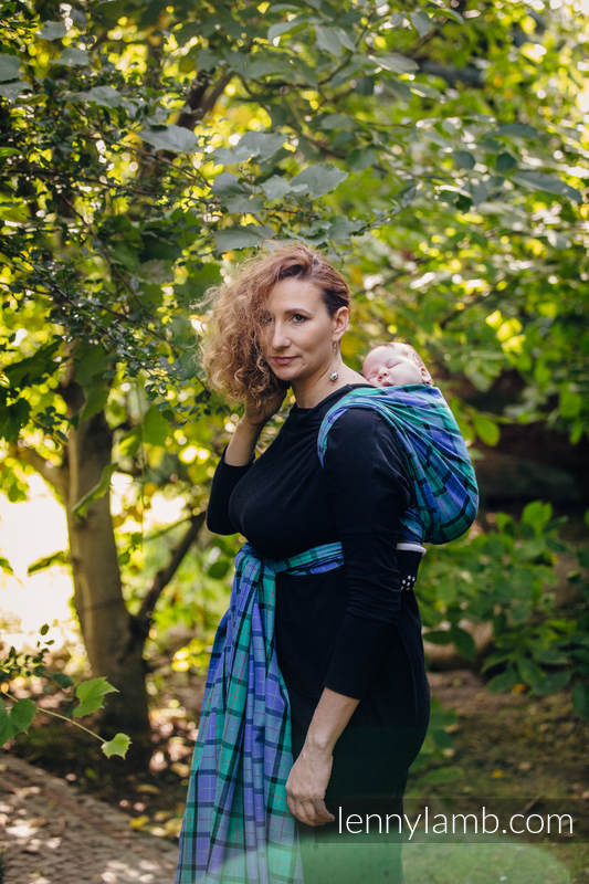 Baby Sling, Twill Weave, 100% cotton,  COUNTRYSIDE PLAID - size M #babywearing