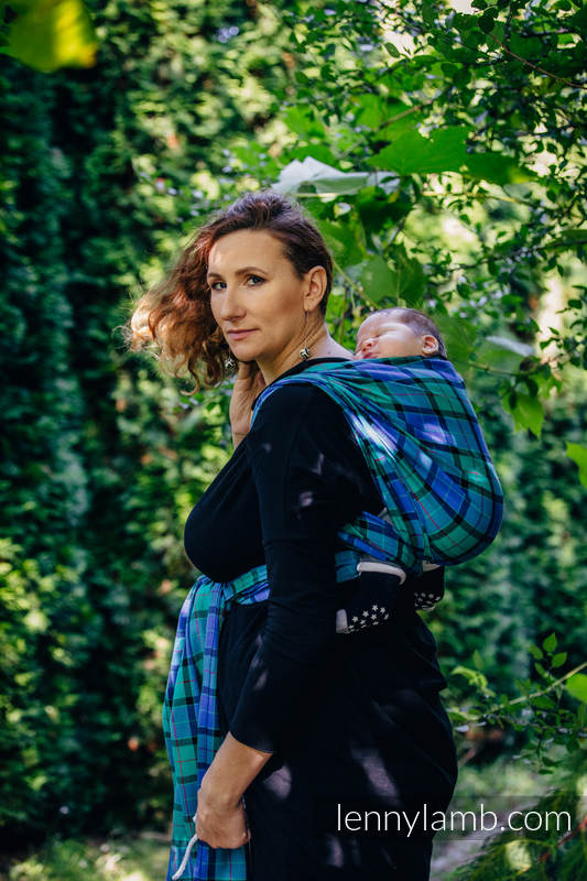 Baby Sling, Twill Weave, 100% cotton,  COUNTRYSIDE PLAID - size L (grade B) #babywearing
