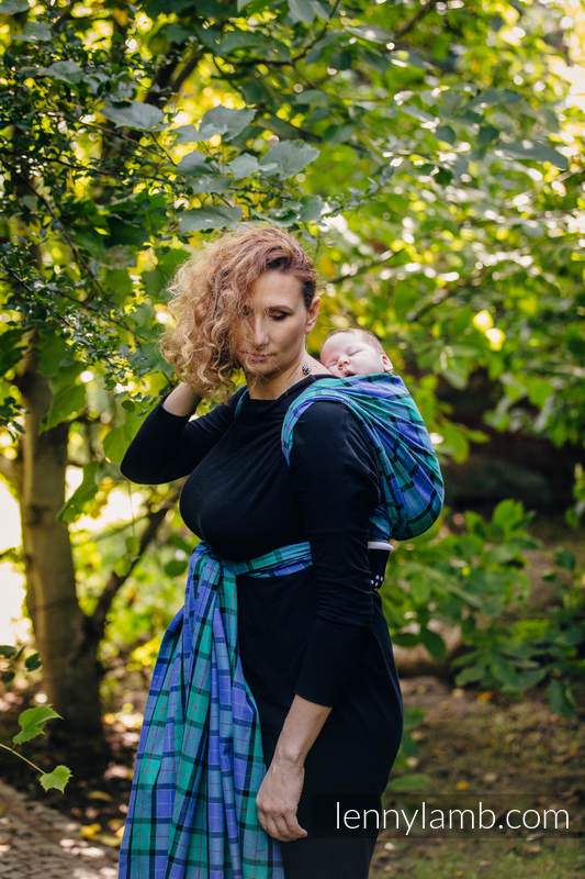 Baby Sling, Twill Weave, 100% cotton,  COUNTRYSIDE PLAID - size L #babywearing