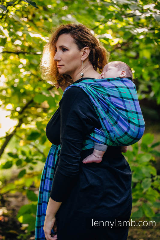 Baby Sling, Twill Weave, 100% cotton,  COUNTRYSIDE PLAID - size S #babywearing