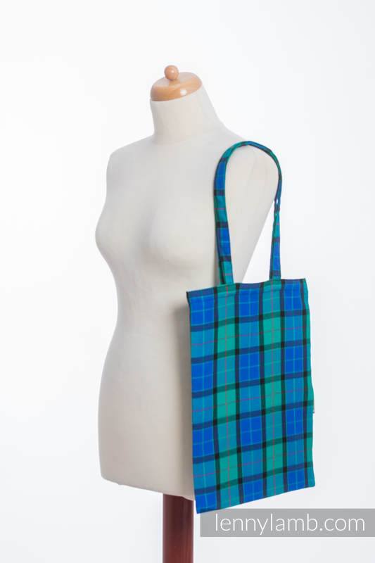 Shopping bag made of wrap fabric (100% cotton) - COUNTRYSIDE PLAID (grade B) #babywearing