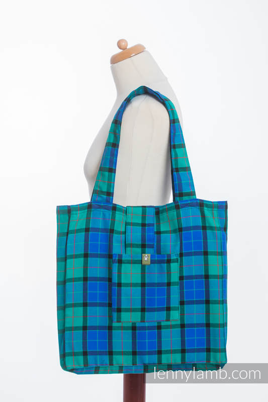 Shoulder bag made of wrap fabric (100% cotton) - COUNTRYSIDE PLAID - standard size 37cmx37cm #babywearing