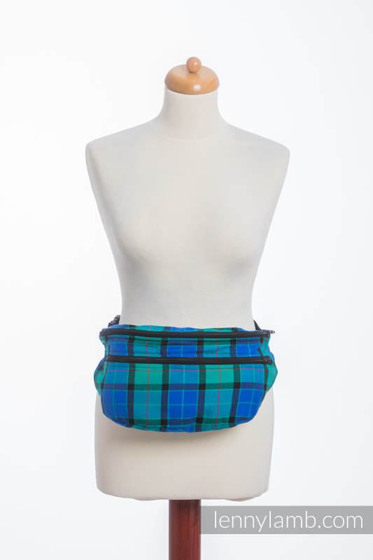 Waist Bag made of woven fabric, size large (100% cotton) - COUNTRYSIDE PLAID #babywearing