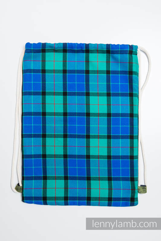 Sackpack made of wrap fabric (100% cotton) - COUNTRYSIDE PLAID - standard size 32cmx43cm #babywearing