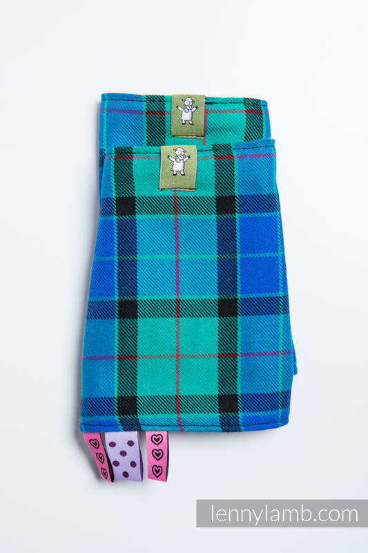 Drool Pads & Reach Straps Set, (60% cotton, 40% polyester) - COUNTRYSIDE PLAID #babywearing