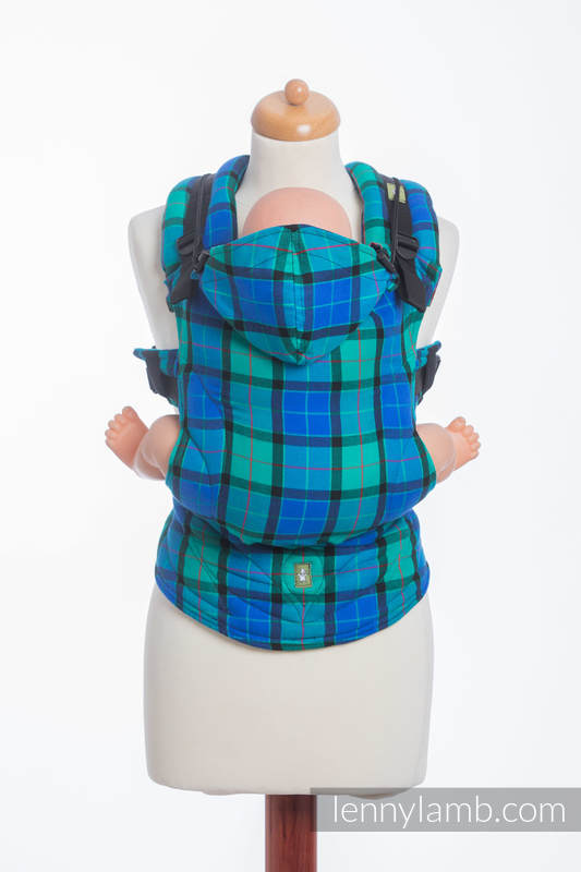 Ergonomic Carrier, Baby Size, twill weave 100% cotton - COUNTRYSIDE PLAID - Second Generation. #babywearing