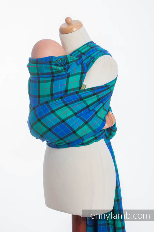 WRAP-TAI portabebé Mini, tejido de sarga - 100% algodón - con capucha, COUNTRYSIDE PLAID #babywearing
