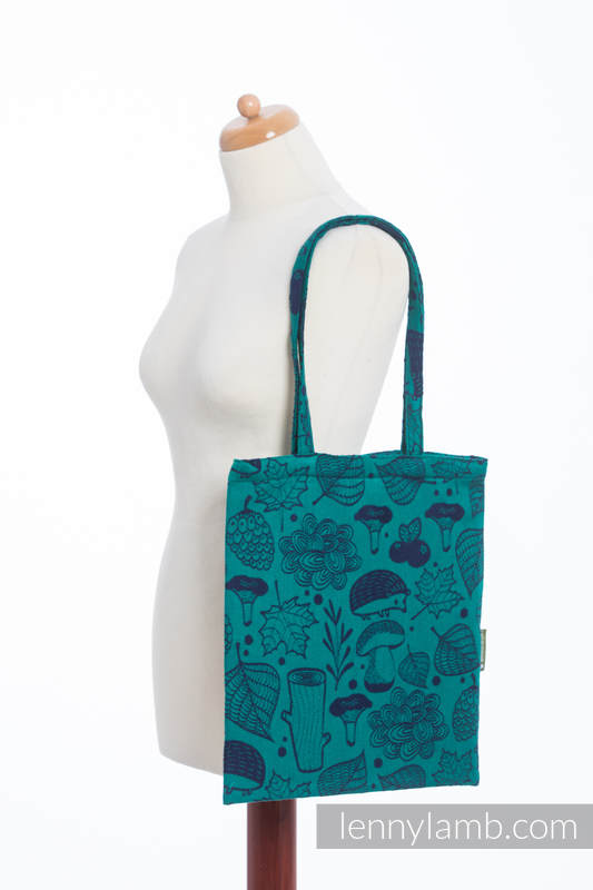 Shopping bag made of wrap fabric (100% cotton) - UNDER THE LEAVES (grade B) #babywearing