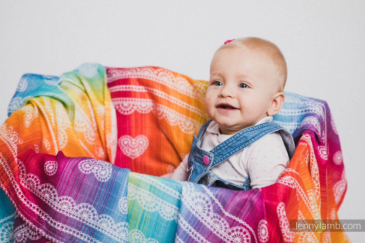 Swaddle Blanket  - RAINBOW LACE #babywearing