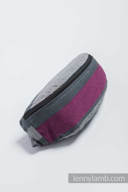 Waist Bag made of woven fabric, (100% cotton) - SMOKY - FUCHSIA  #babywearing