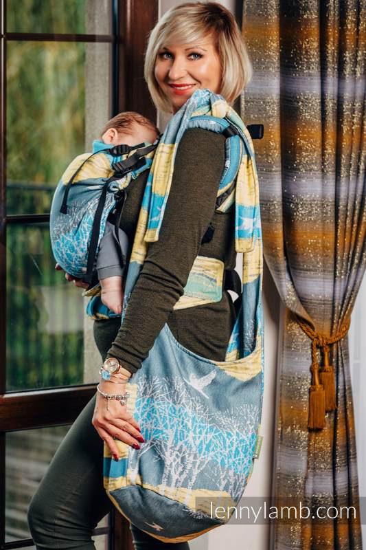 Hobo Tasche, hergestellt vom gewebten Stoff (100% Baumwolle) - WANDER  #babywearing