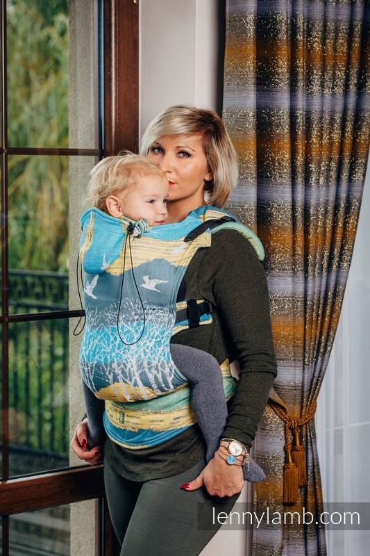 Mochila ergonómica, talla Toddler, jacquard 100% algodón - WONDER - Segunda generación #babywearing