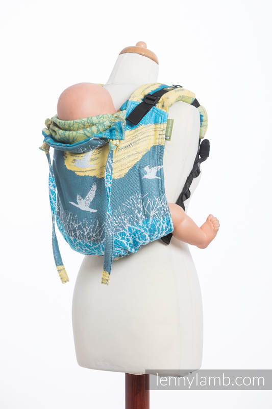 Nosidło Klamrowe ONBUHIMO z tkaniny żakardowej (100% bawełna), rozmiar Toddler - WĘDRÓWKA  #babywearing