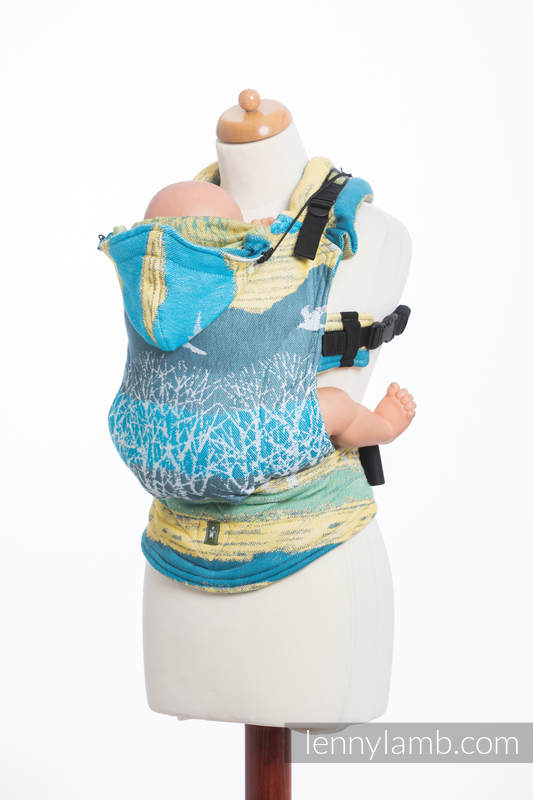 Ergonomic Carrier, Toddler Size, jacquard weave 100% cotton - WANDER - Second Generation #babywearing