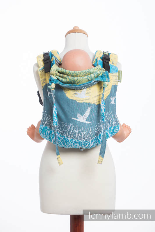Lenny Buckle Onbuhimo baby carrier, standard size, jacquard weave (100% cotton) - WANDER  #babywearing