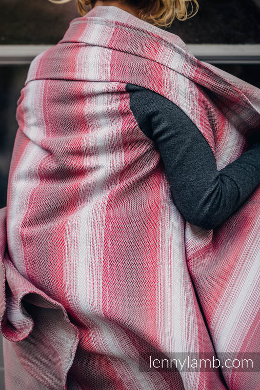 Długi kardigan - rozmiar L/XL - Mała Jodełka Elegancja #babywearing