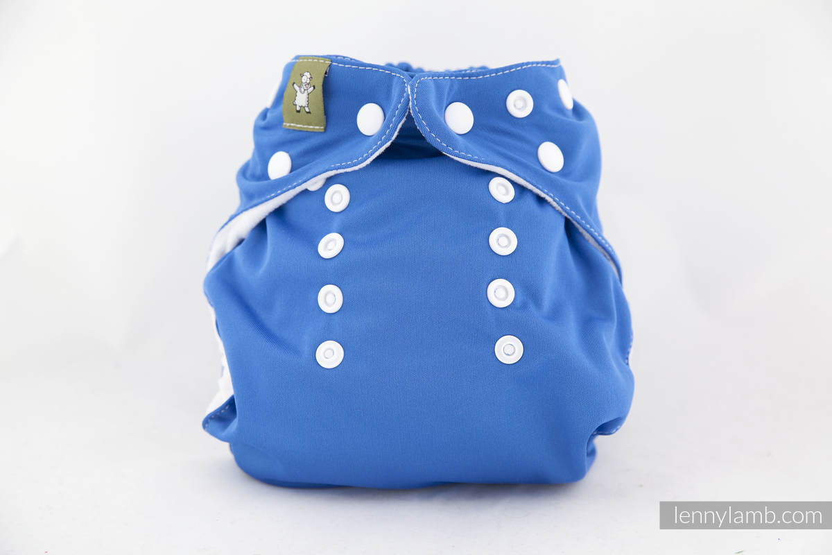 Pieluszka Wielorazowa All-in-One z wkładem - Niebieska #babywearing