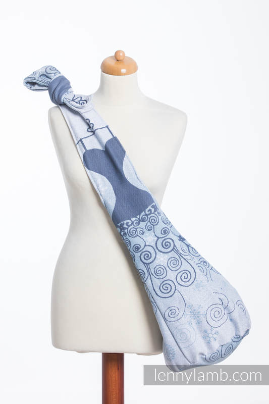 Hobo Tasche, hergestellt vom gewebten Stoff (100% Baumwolle) - WINTER PRINCESSA  #babywearing