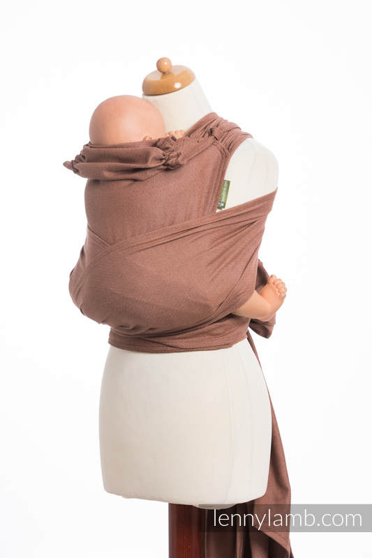 WRAP-TAI portabebé Toddler, tejido diamante - 100% algodón - con capucha, BROWN DIAMOND #babywearing