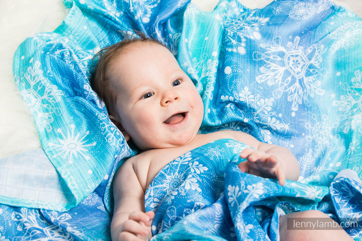 Muslin Square - SNOW QUEEN #babywearing