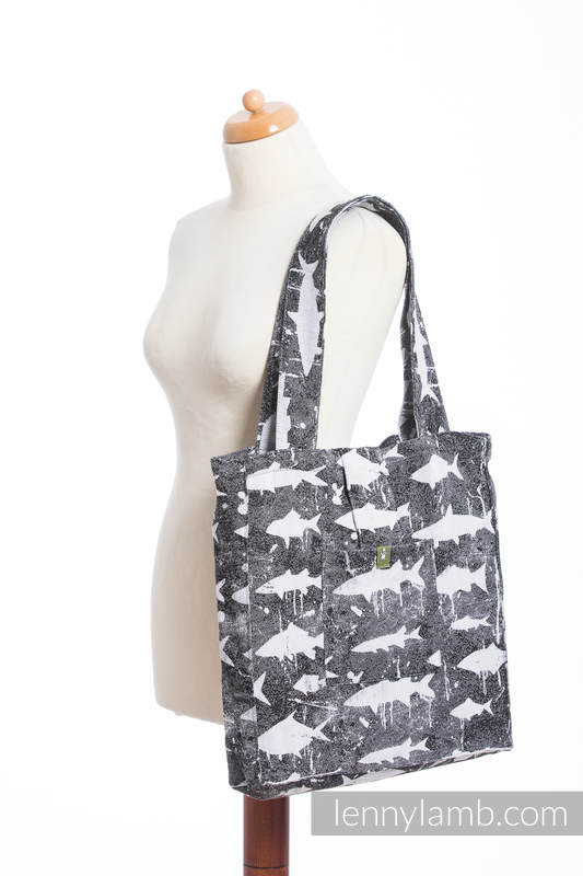 Shoulder bag made of wrap fabric (100% cotton) - FISH'KA - standard size 37cmx37cm #babywearing