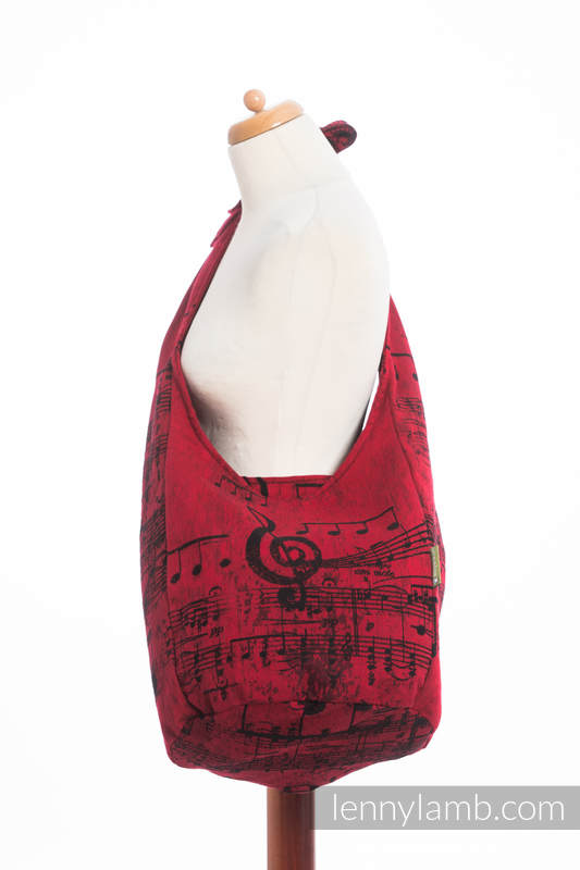 Hobo Bag made of woven fabric, 100% cotton - SYMPHONY FLAMENCO #babywearing