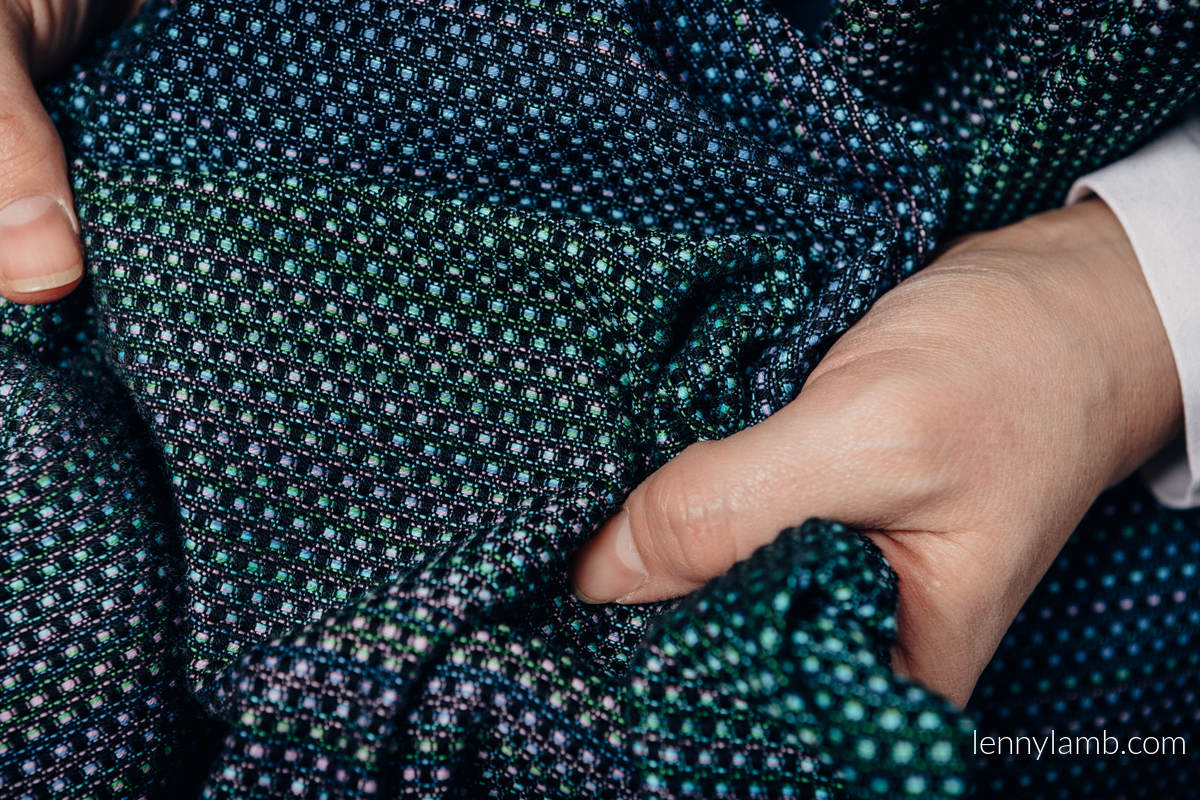 Baby Wrap, Pearl Weave (100% cotton) - LITTLE PEARL - CHAMELEON - size XS #babywearing
