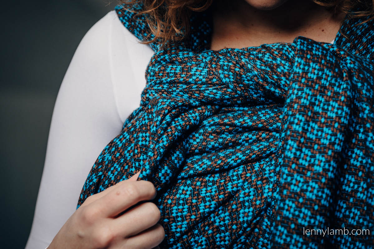 Baby Wrap, Jacquard Weave (100% cotton) - CAMELOT  - size L (grade B) #babywearing