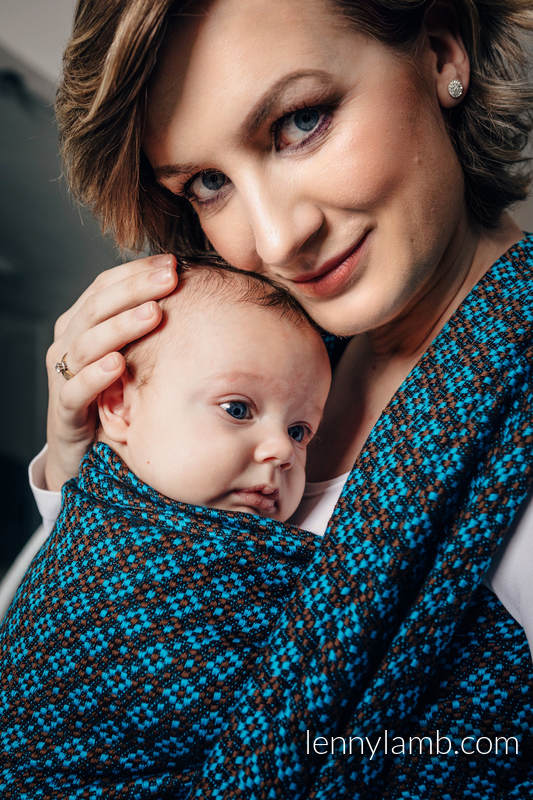 Baby Wrap, Jacquard Weave (100% cotton) - CAMELOT  - size L #babywearing