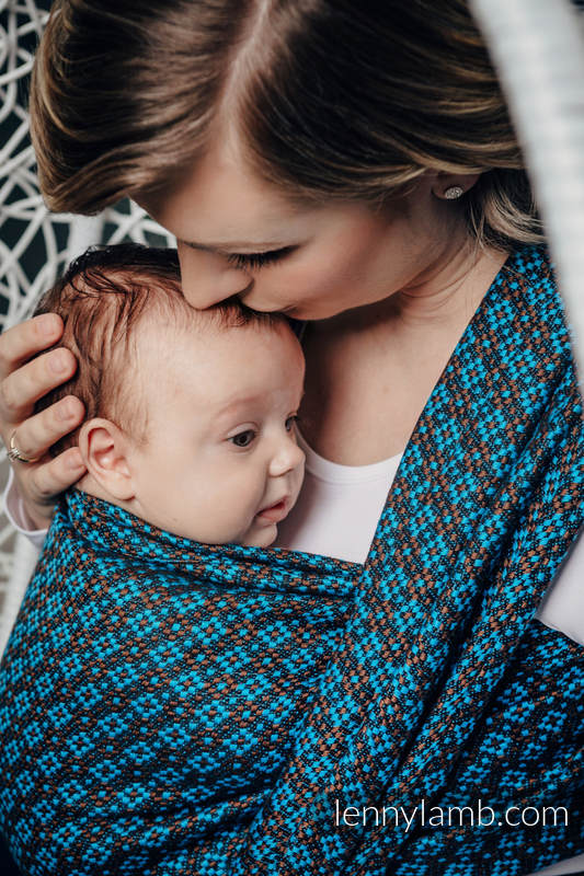 Baby Wrap, Jacquard Weave (100% cotton) - CAMELOT  - size L (grade B) #babywearing