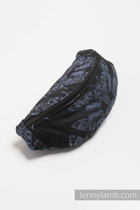 Waist Bag made of woven fabric, (96% cotton, 4% metallised yarn) - QUEEN OF THE NIGHT #babywearing