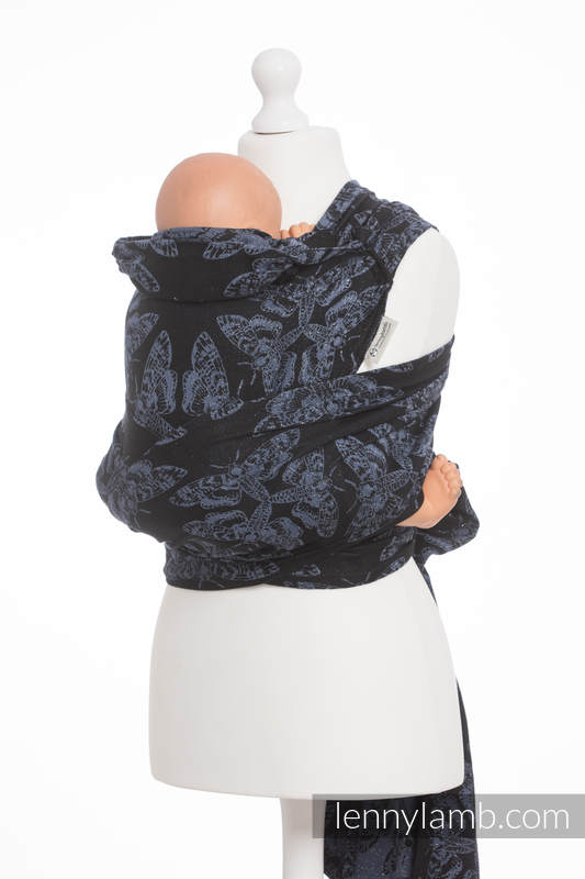 WRAP-TAI carrier Toddler with hood/ jacquard twill / 96% cotton, 4% metallised yarn / QUEEN OF THE NIGHT #babywearing