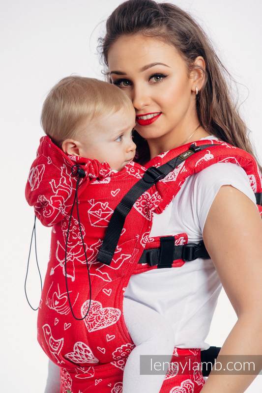 Porte-bébé ergonomique, taille toddler, jacquard 100 % coton, SWEET NOTHINGS - Deuxième génération #babywearing