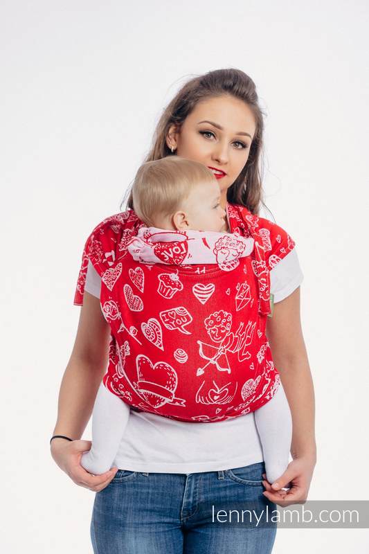 WRAP-TAI carrier Mini with hood/ jacquard twill / 100% cotton / SWEET NOTHINGS #babywearing