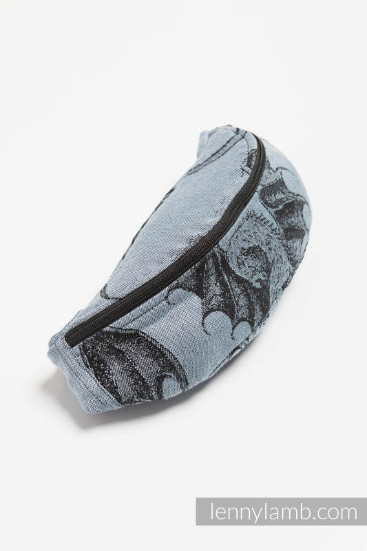 Waist Bag made of woven fabric, (100% cotton) - DRAGON STEEL BLUE #babywearing