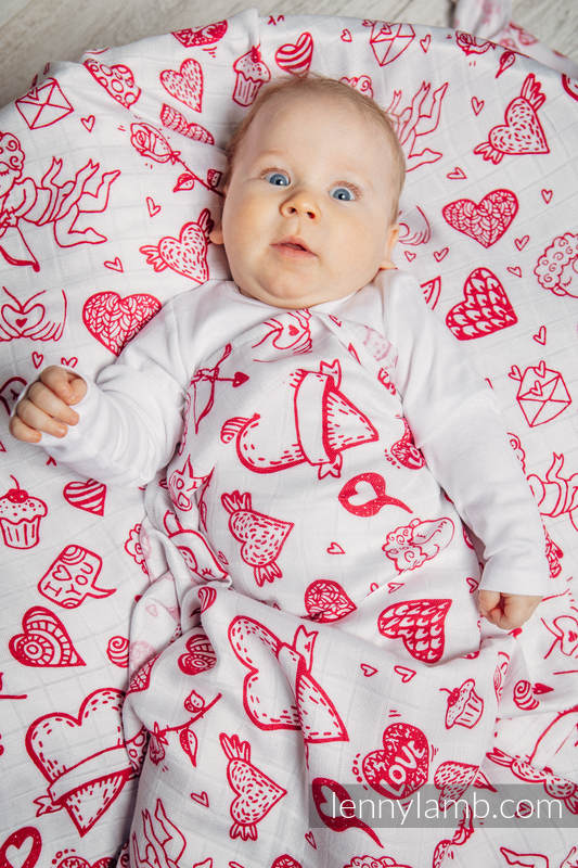 Swaddle Blanket Set - SWEET NOTHINGS, ROSE BLOSSOM #babywearing