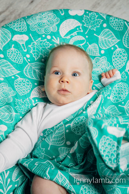 Swaddle Blanket - UNDER THE LEAVES #babywearing