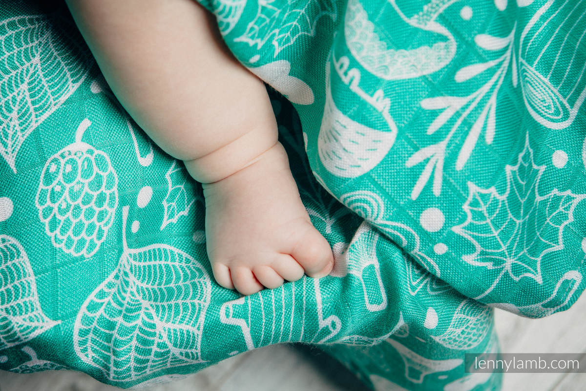 Swaddle Blanket Set - DRAGONFLY RAINBOW, UNDER THE LEAVES #babywearing