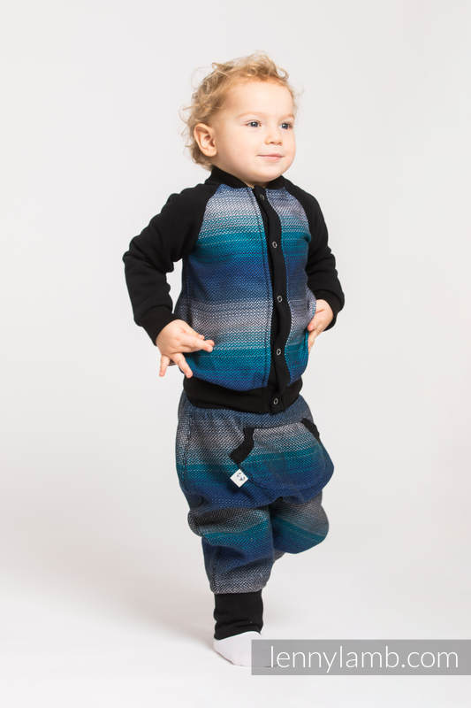 Bluza dla dziecka LennyBomber - rozmiar 86 - Mała Jodełka Iluzja #babywearing