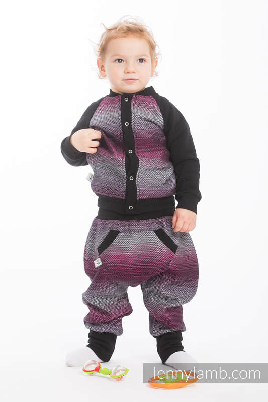 Children sweatshirt LennyBomber - size 86 - Little Herringbone Inspiration #babywearing