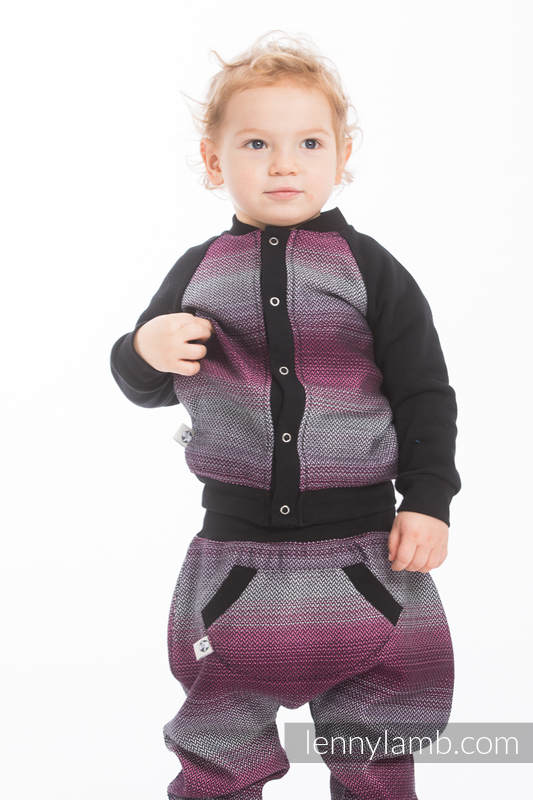 Children sweatshirt LennyBomber - size 68 - Little Herringbone Inspiration #babywearing