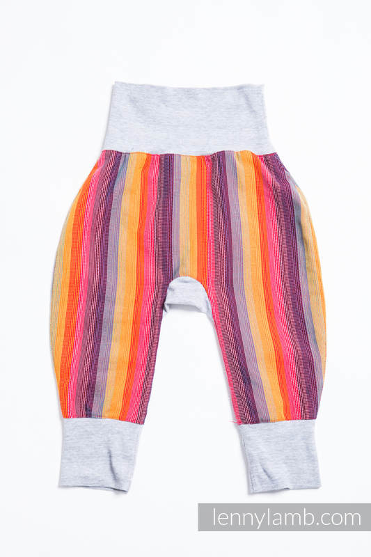 LennyBaggy - taille 62 - Rainbow Red Cotton avec Gris #babywearing