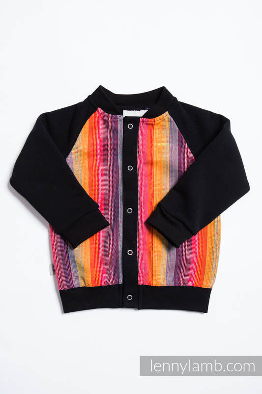 Children sweatshirt LennyBomber - size 68 - Rainbow Red Cotton #babywearing