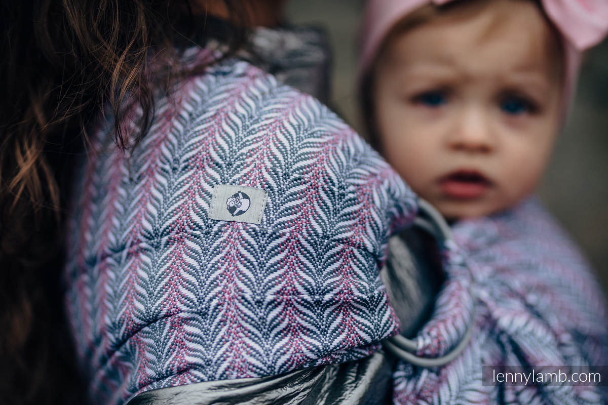 Bandolera de anillas, tejido Jacquard (100% algodón) - YUCCA CHILLOUT - standard 1.8m #babywearing