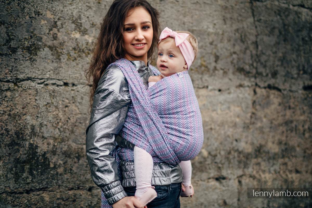 Żakardowa chusta do noszenia dzieci, bawełna - 100% bawełna - YUCCA - CHILLOUT - rozmiar L #babywearing