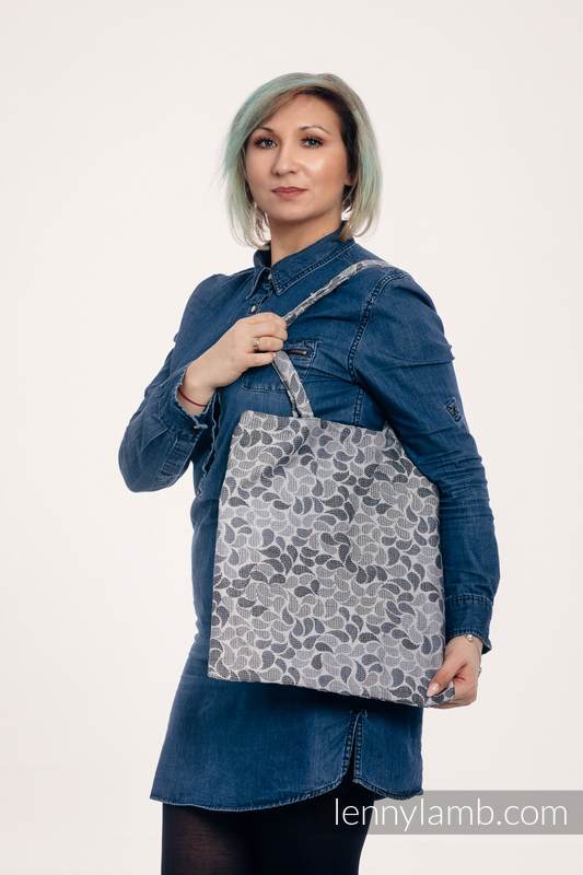 Einkaufstasche, hergestellt aus gewebtem Stoff (100% Baumwolle) - COLORS OF MYSTERY #babywearing